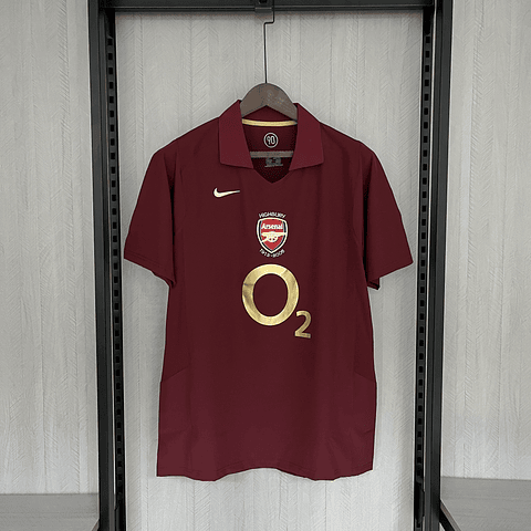 Camisola principal Arsenal 2005/2006 - Versão adepto