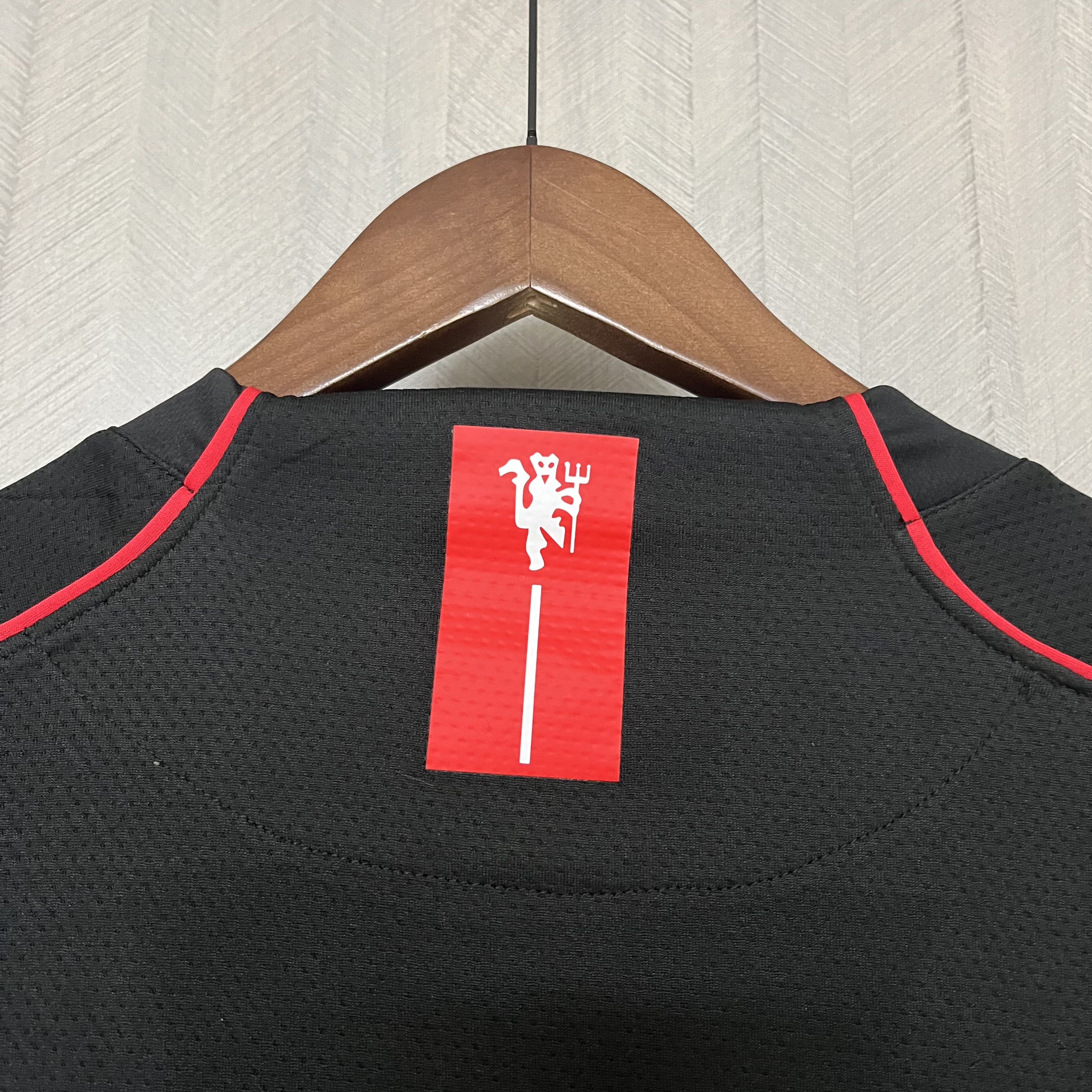 Camisola alternativa Manchester United 2007/2008 - versão adepto - Manga comprida 7