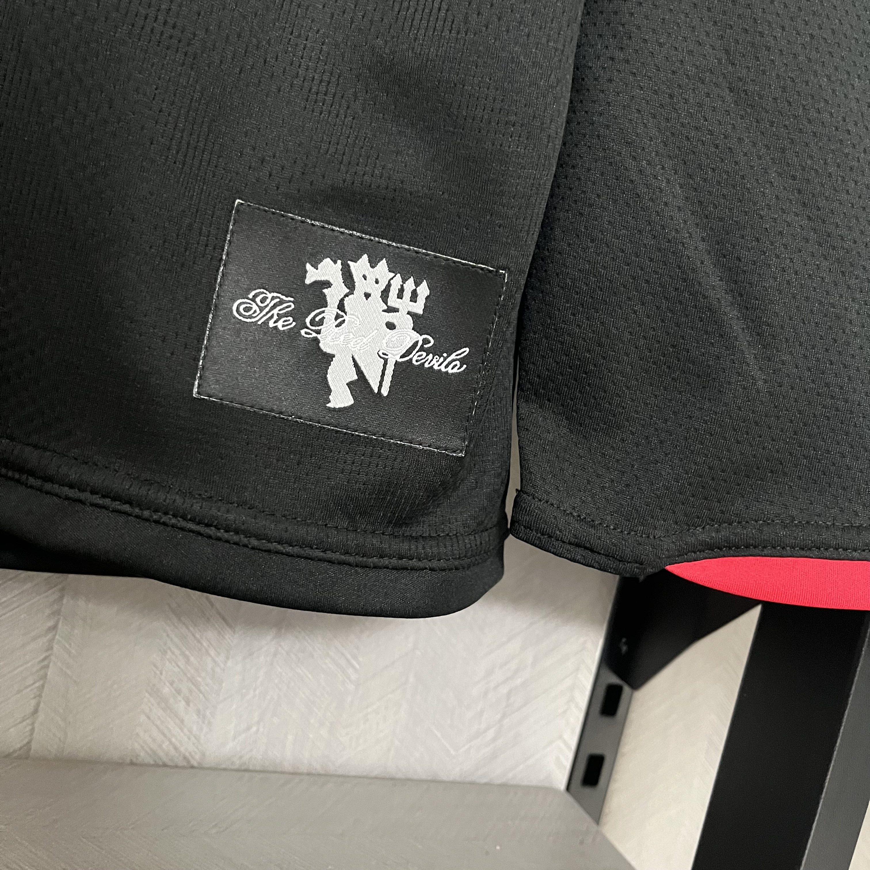 Camisola alternativa Manchester United 2007/2008 - versão adepto - Manga comprida 10