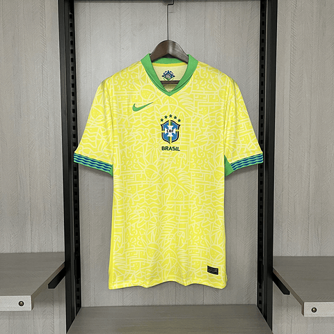 Camisola principal Brasil 2024 Versão adepto