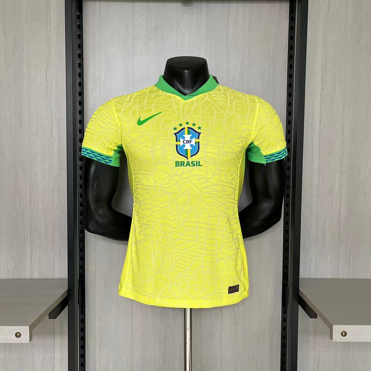 Camisola Principal Brasil 2024 - Versão Jogador 1