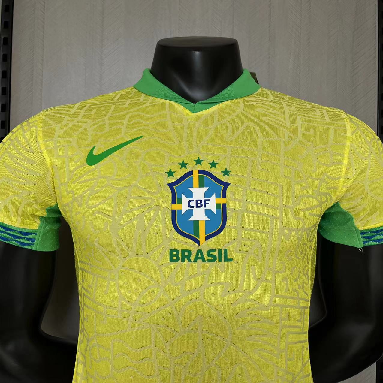 Camisola Principal Brasil 2024 - Versão Jogador 7