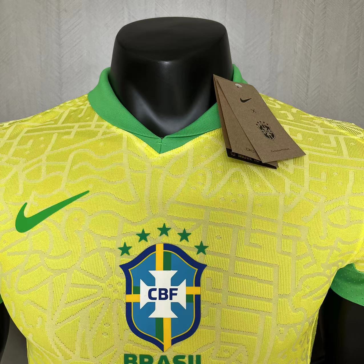 Camisola Principal Brasil 2024 - Versão Jogador 5