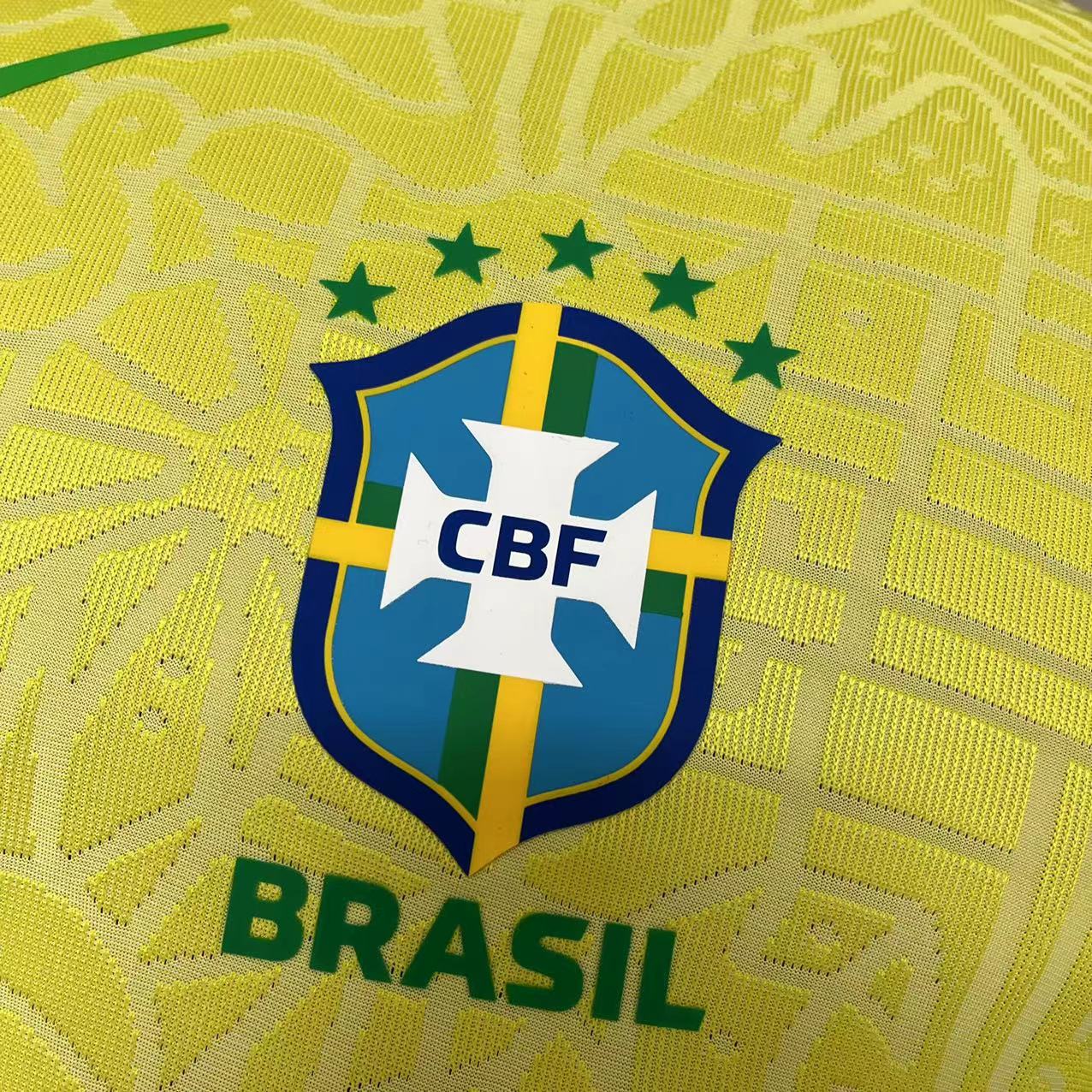 Camisola Principal Brasil 2024 - Versão Jogador 3