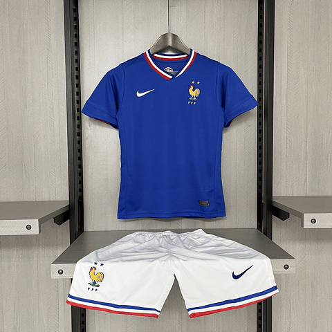 Kit Criança França principal Euro 2024