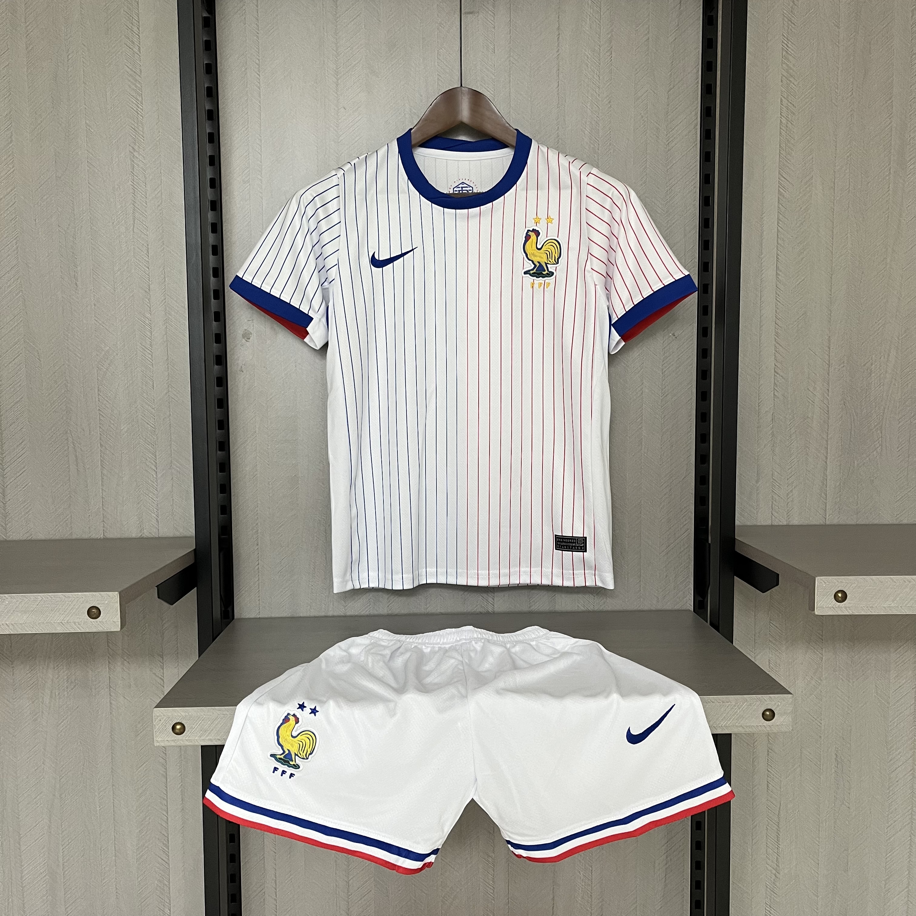 Kit Criança França alternativo Euro 2024 1