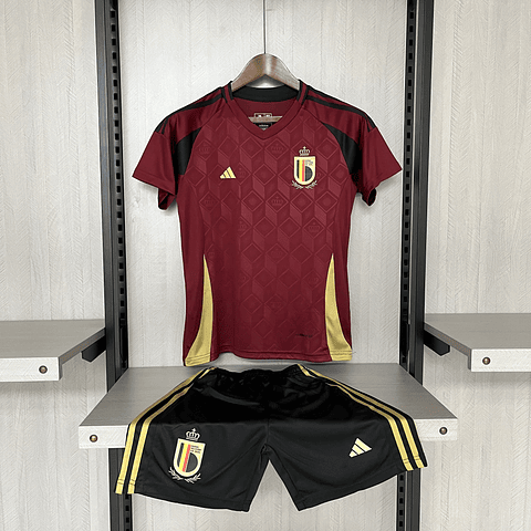 Kit Criança Bélgica principal Euro 2024