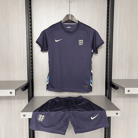 Kit Criança Inglaterra alternativo Euro 2024