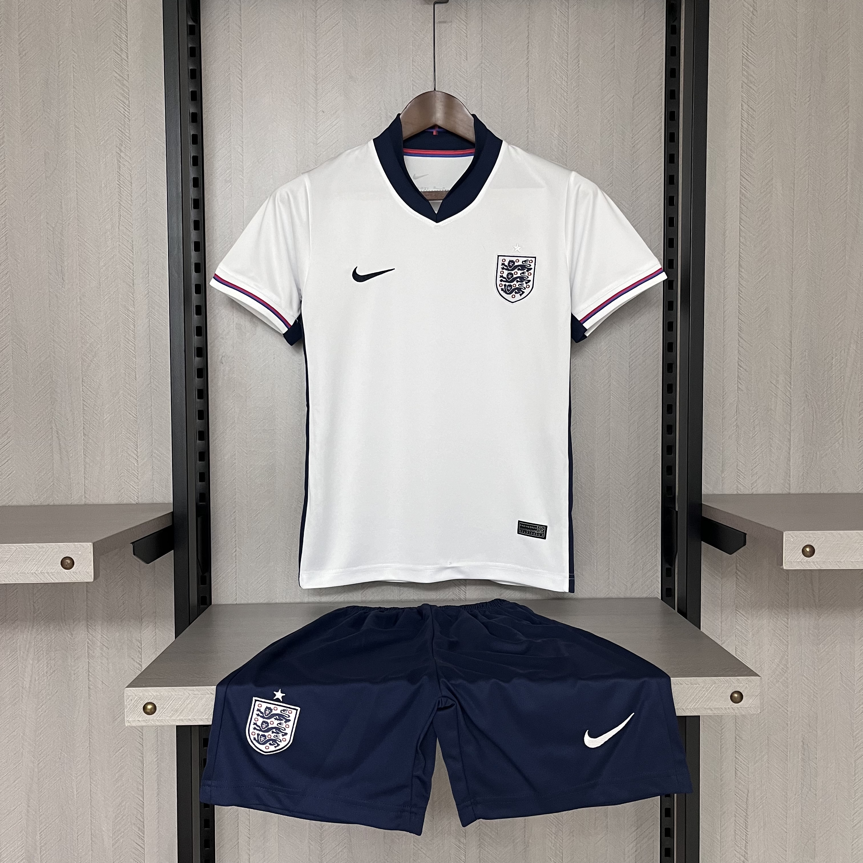 Kit Criança Inglaterra principal Euro 2024 1