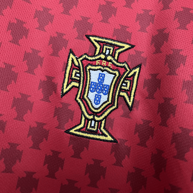 Camisola principal Portugal Final Euro 2004 versao adepto