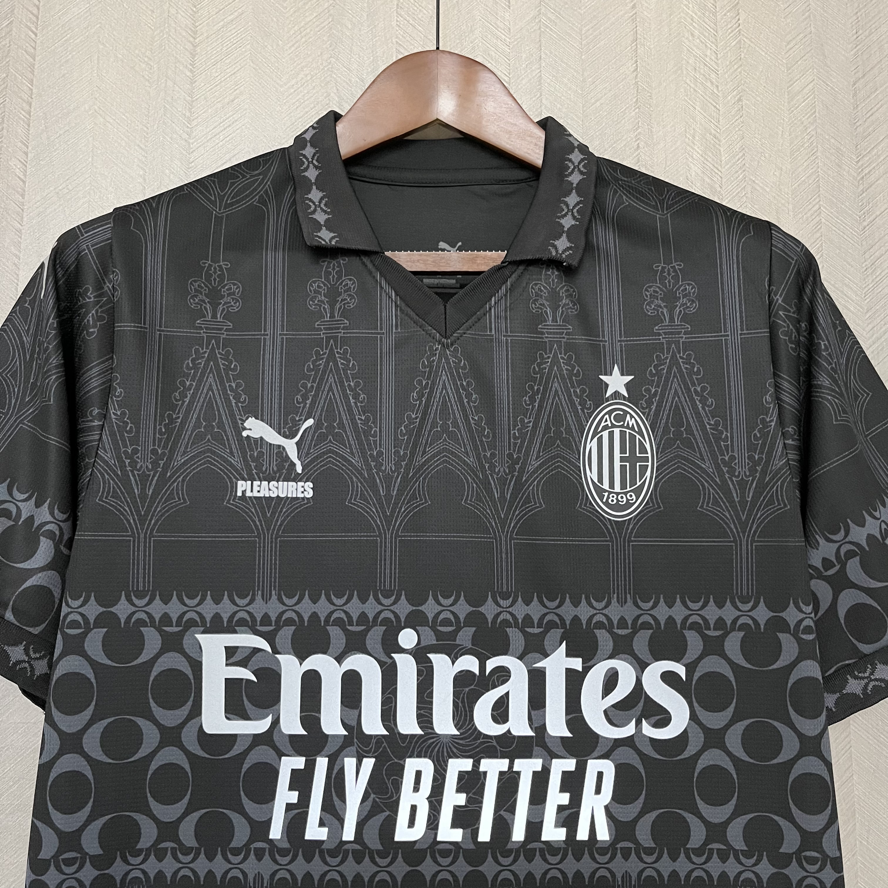 Camisola AC Milan X Pleasures Dark 23/24 - Versão adepto 6