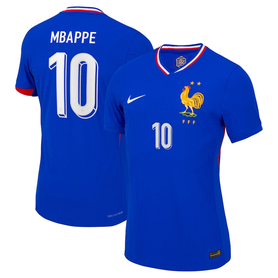 Camisola Principal França Euro 2024 - Mbappé 10 5