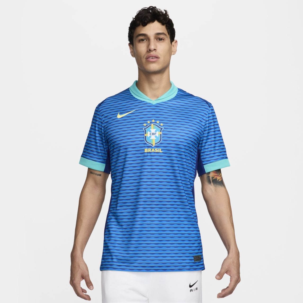 Camisola alternativa Brasil 2024 Versão adepto 2