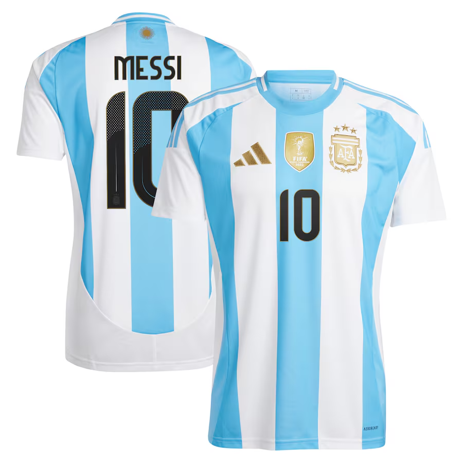 Camisola Principal Argentina 2024 - Messi 10 1
