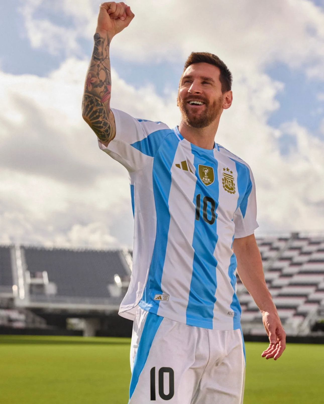 Criança - Camisola principal Argentina 2024 - Messi 10 4