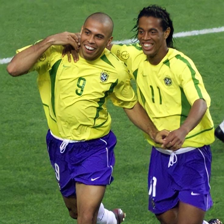 Camisola principal Brasil 2002 - Versão adepto 2