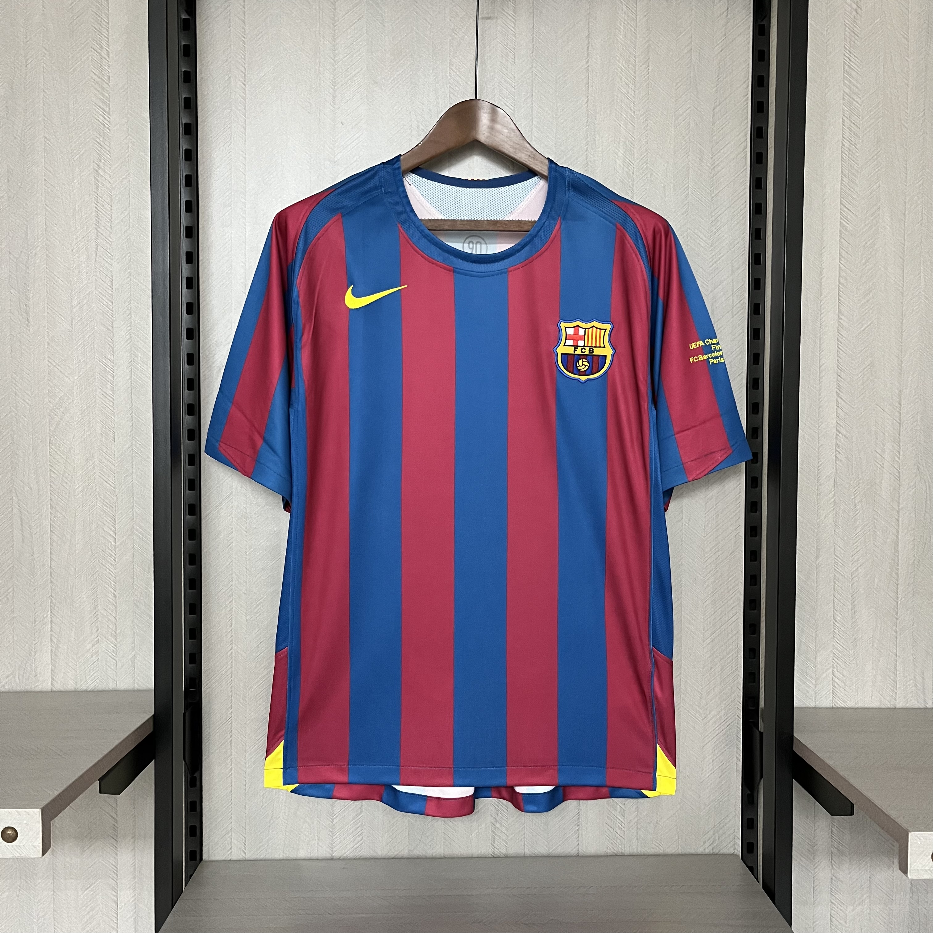 Camisola principal Barcelona 2005/2006 - Versão adepto 1