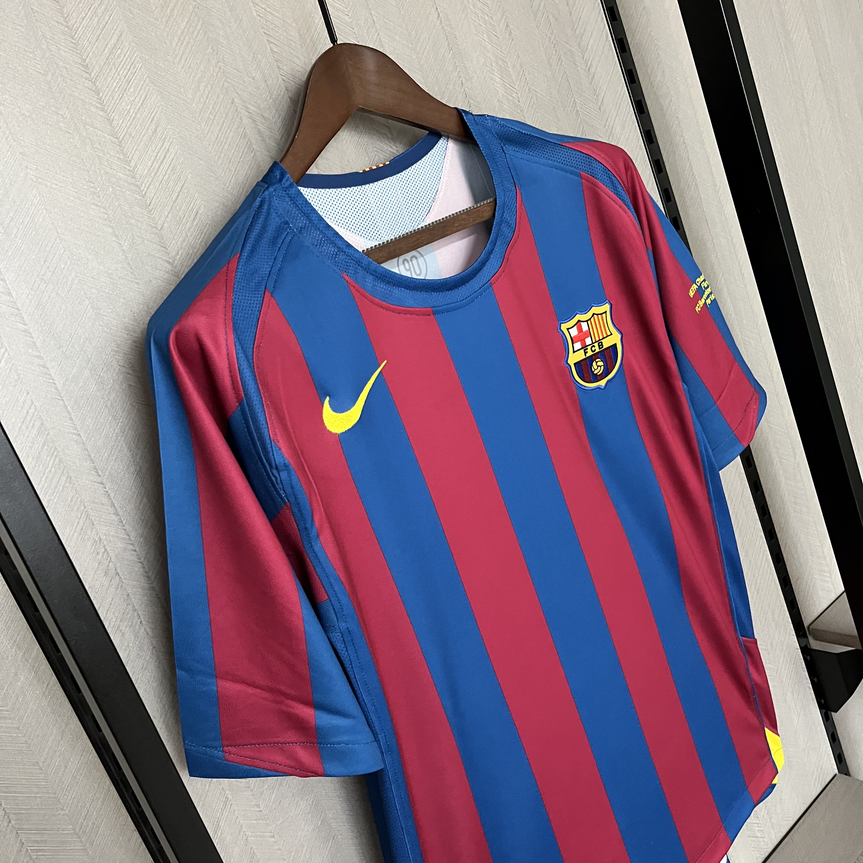 Camisola principal Barcelona 2005/2006 - Versão adepto 8