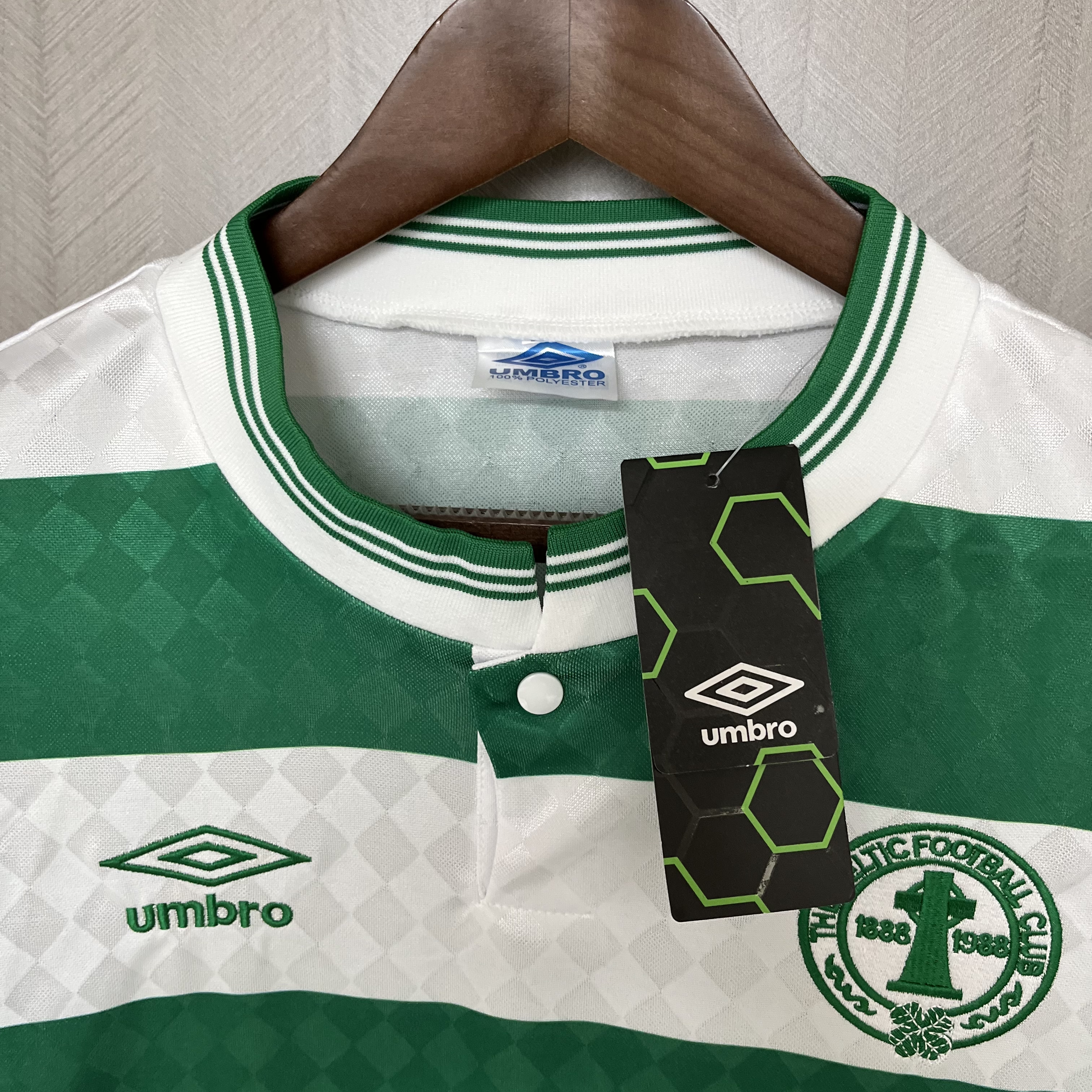 Camisola principal Celtic 87/88 - Versão adepto 7