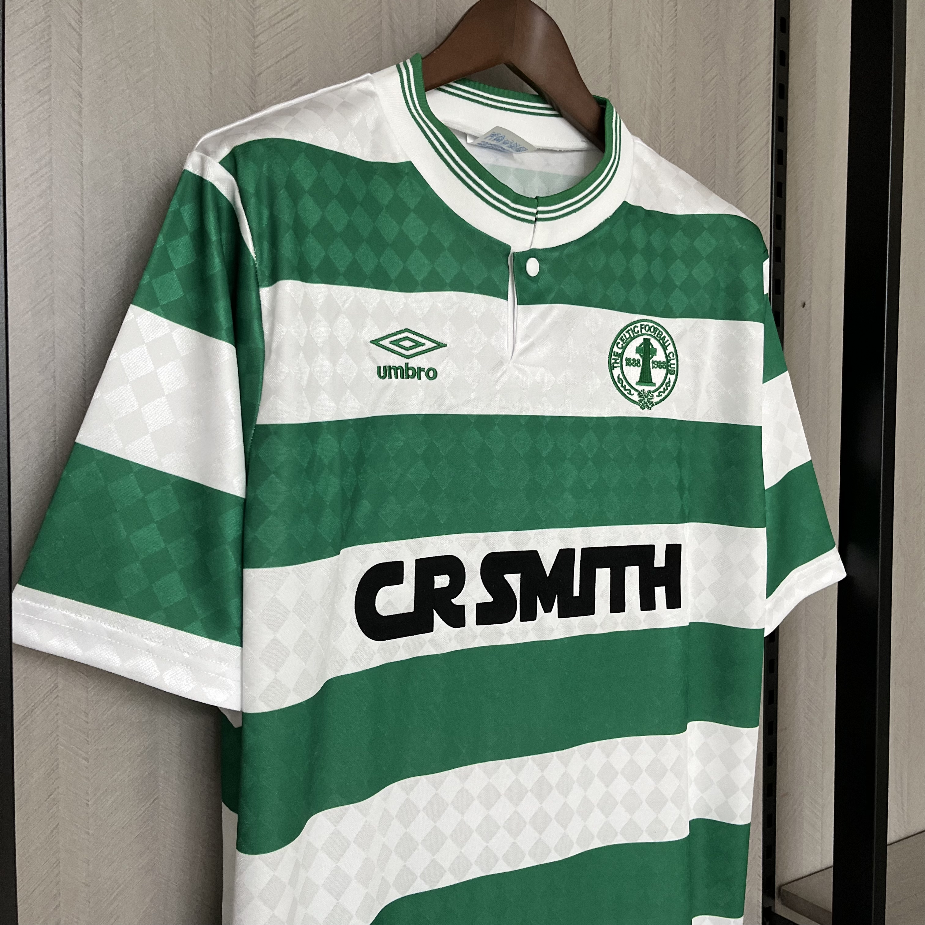 Camisola principal Celtic 87/88 - Versão adepto 9