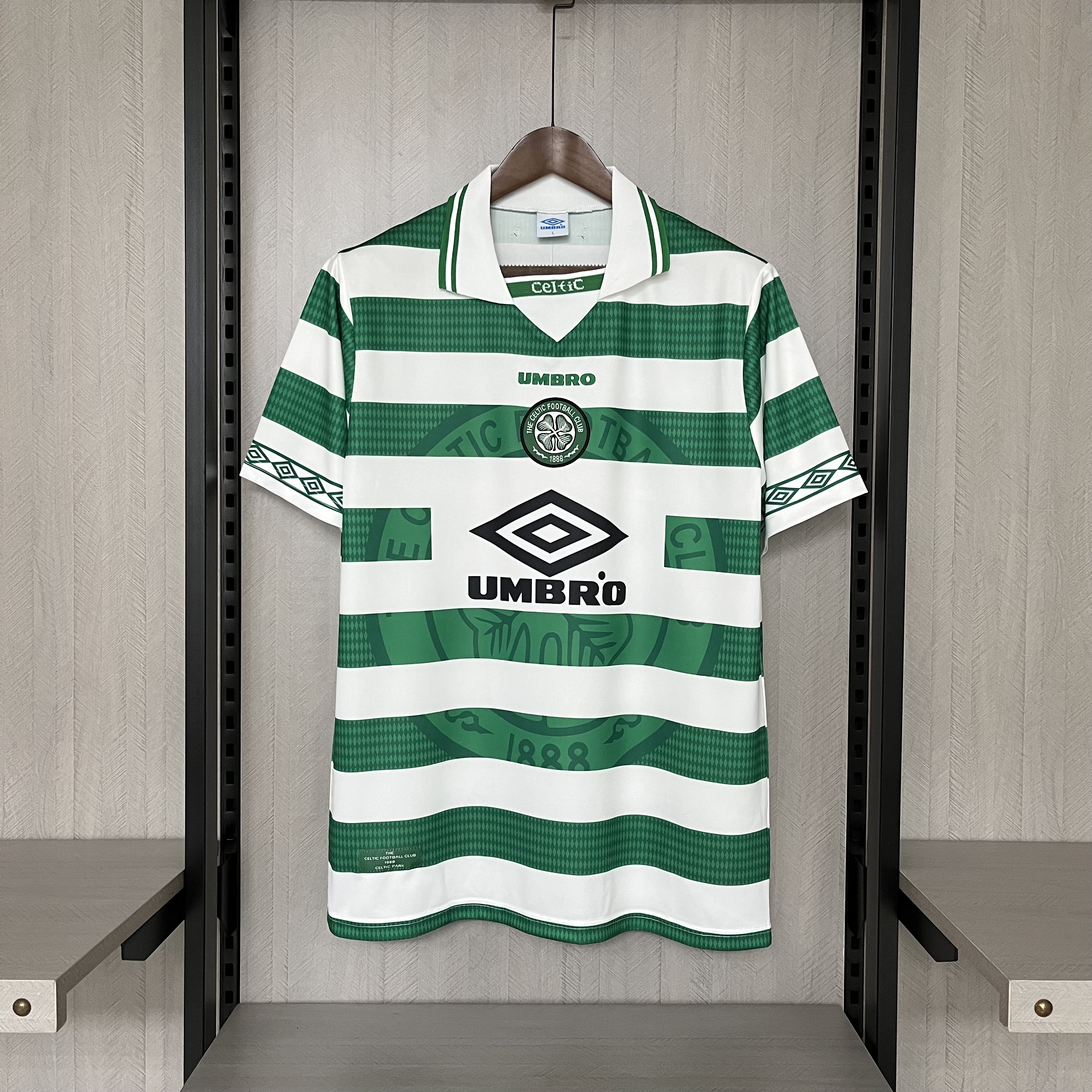 Camisola principal Celtic 98/99 - Versão adepto 1