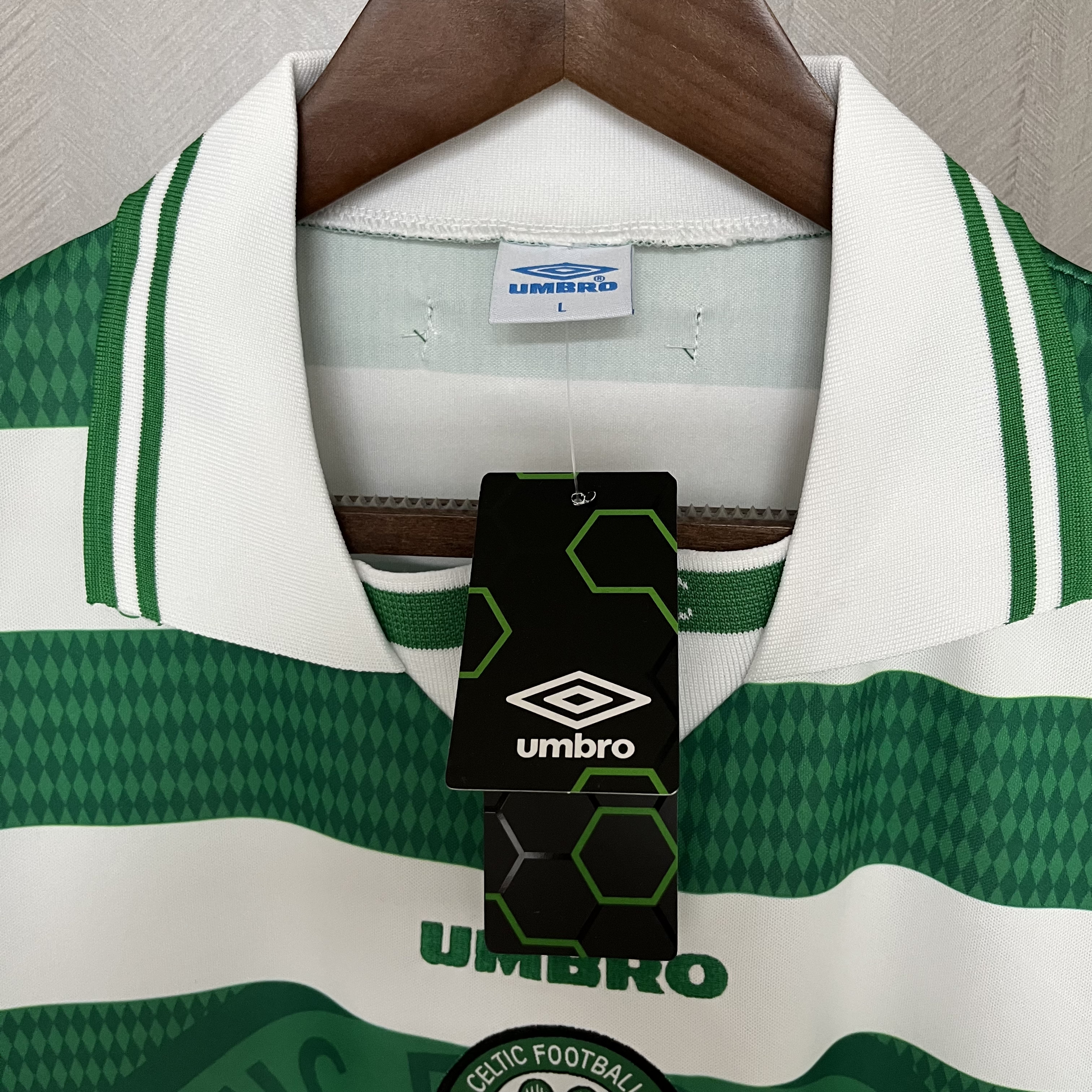 Camisola principal Celtic 98/99 - Versão adepto 5