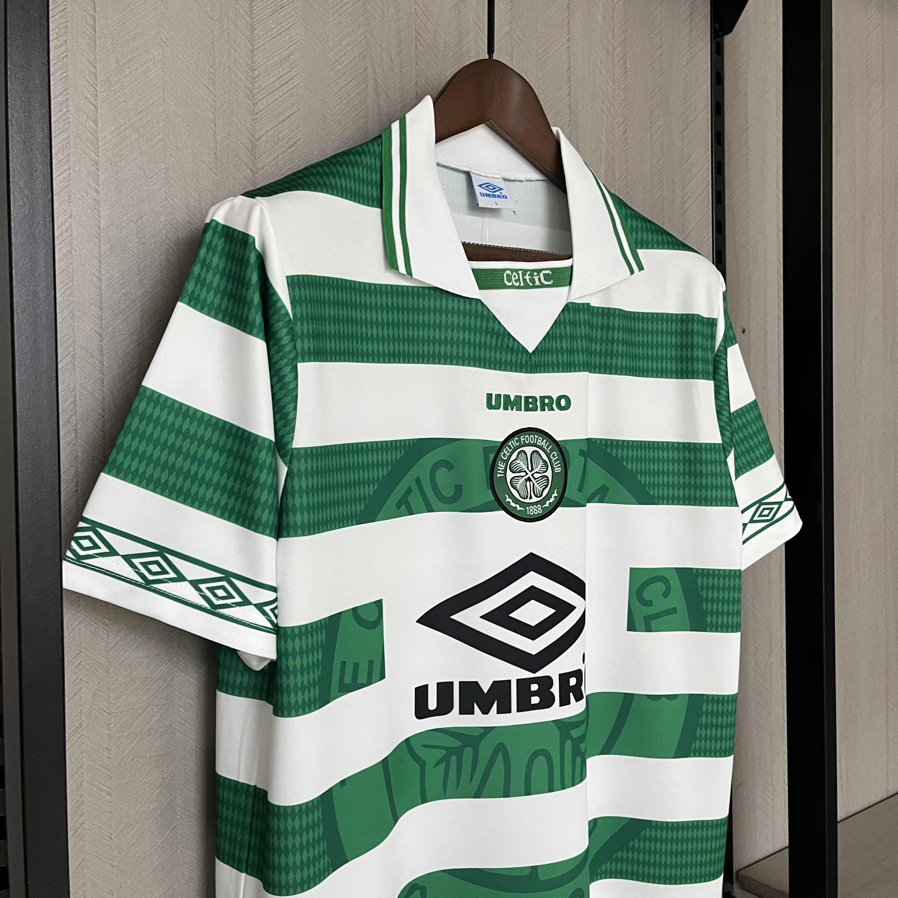 Camisola principal Celtic 98/99 - Versão adepto 6