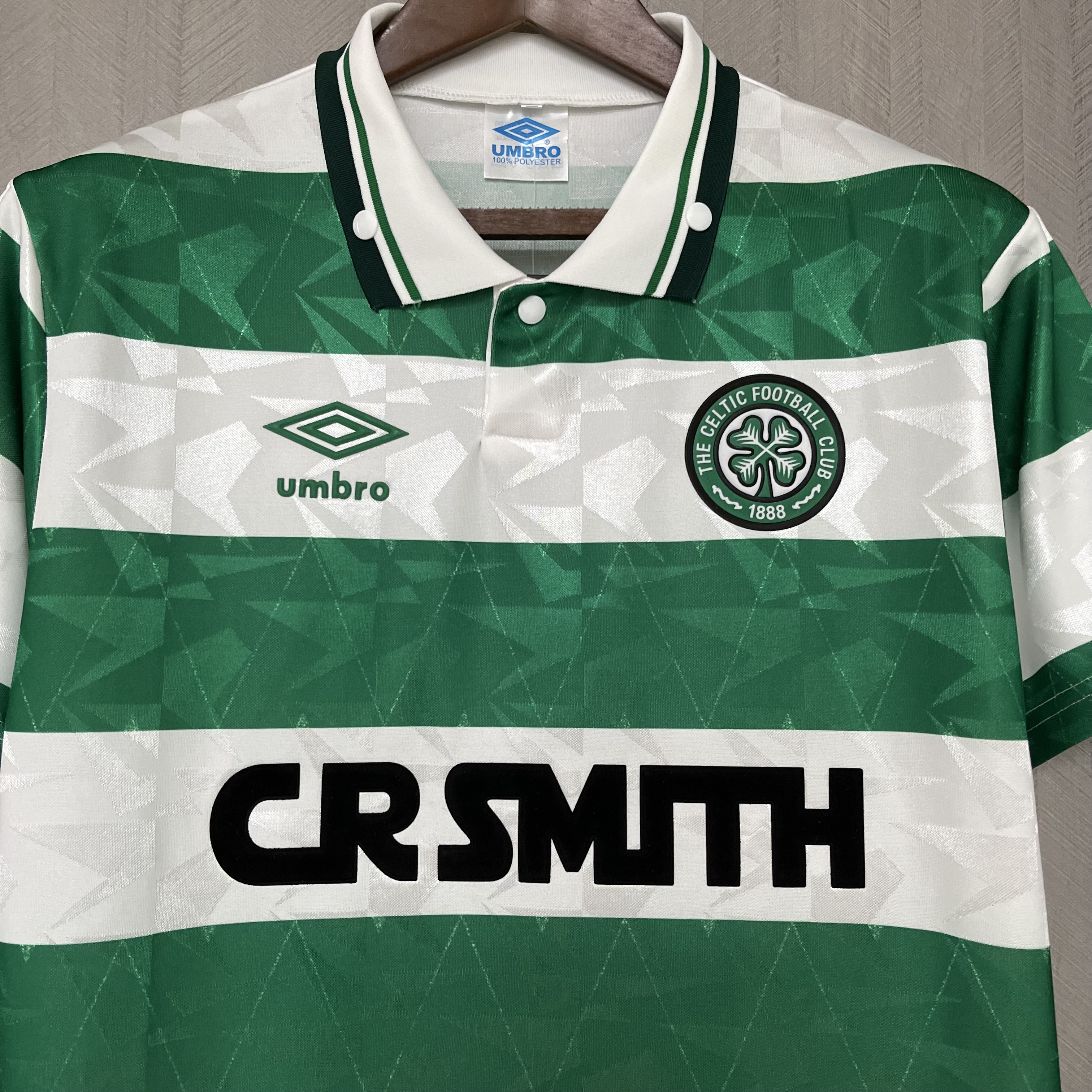 Camisola principal Celtic 89/91 - Versão adepto 5