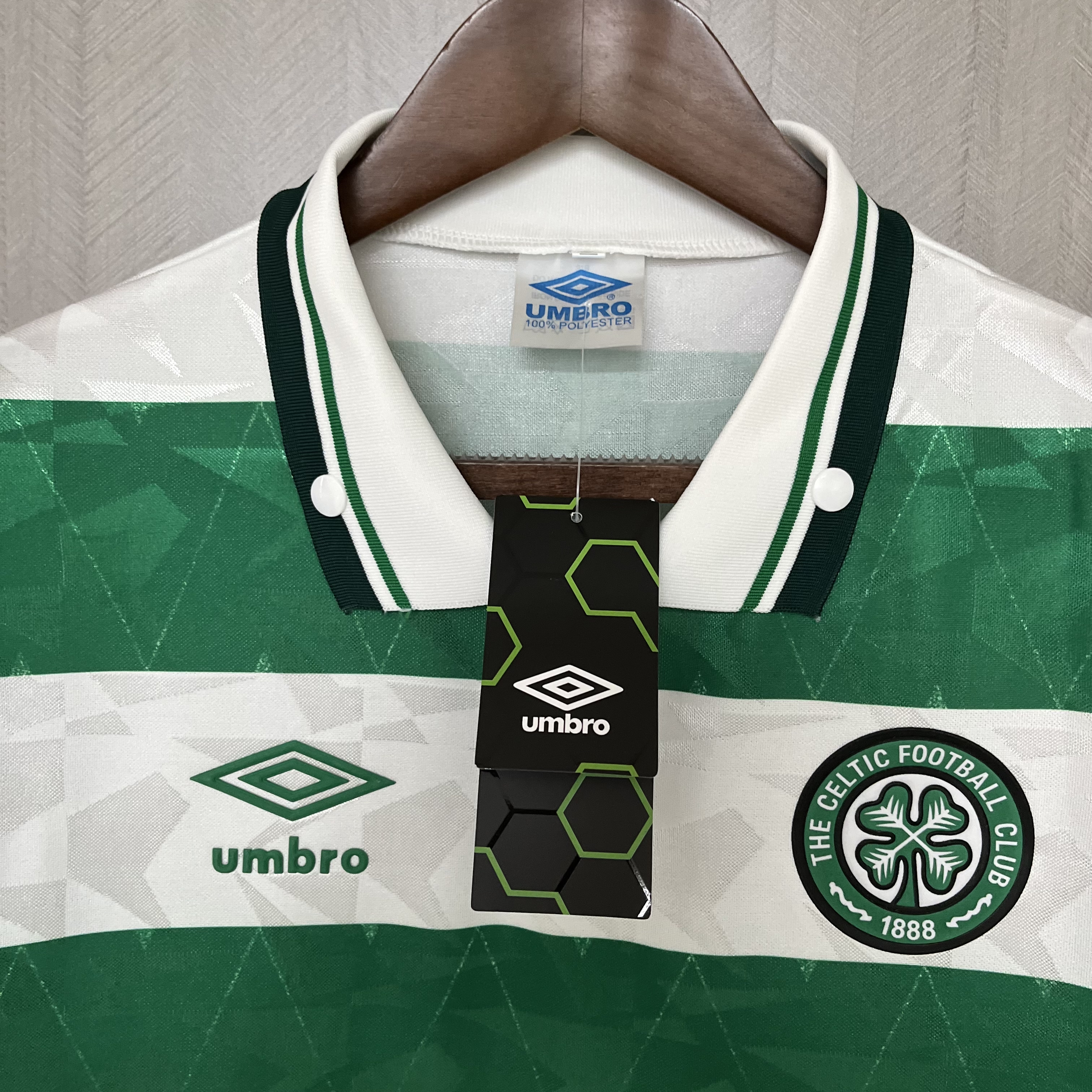 Camisola principal Celtic 89/91 - Versão adepto 8