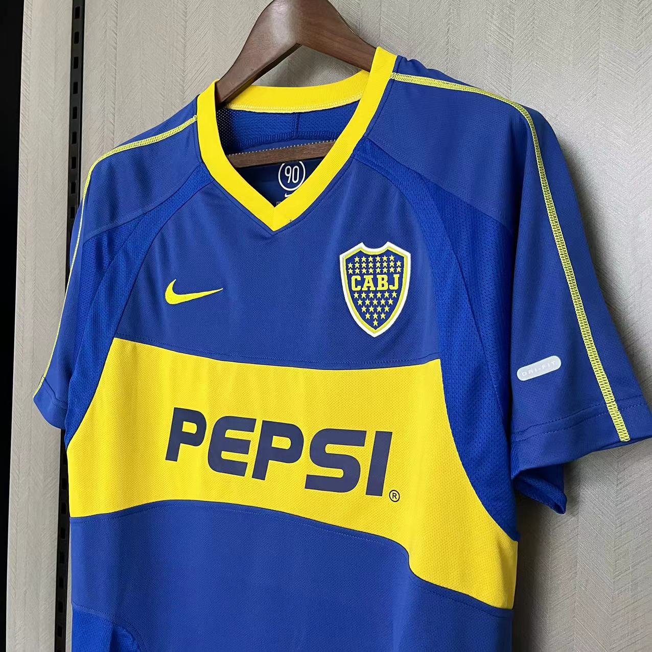 Camisola principal Boca Juniors 03/04 - Versão adepto 9
