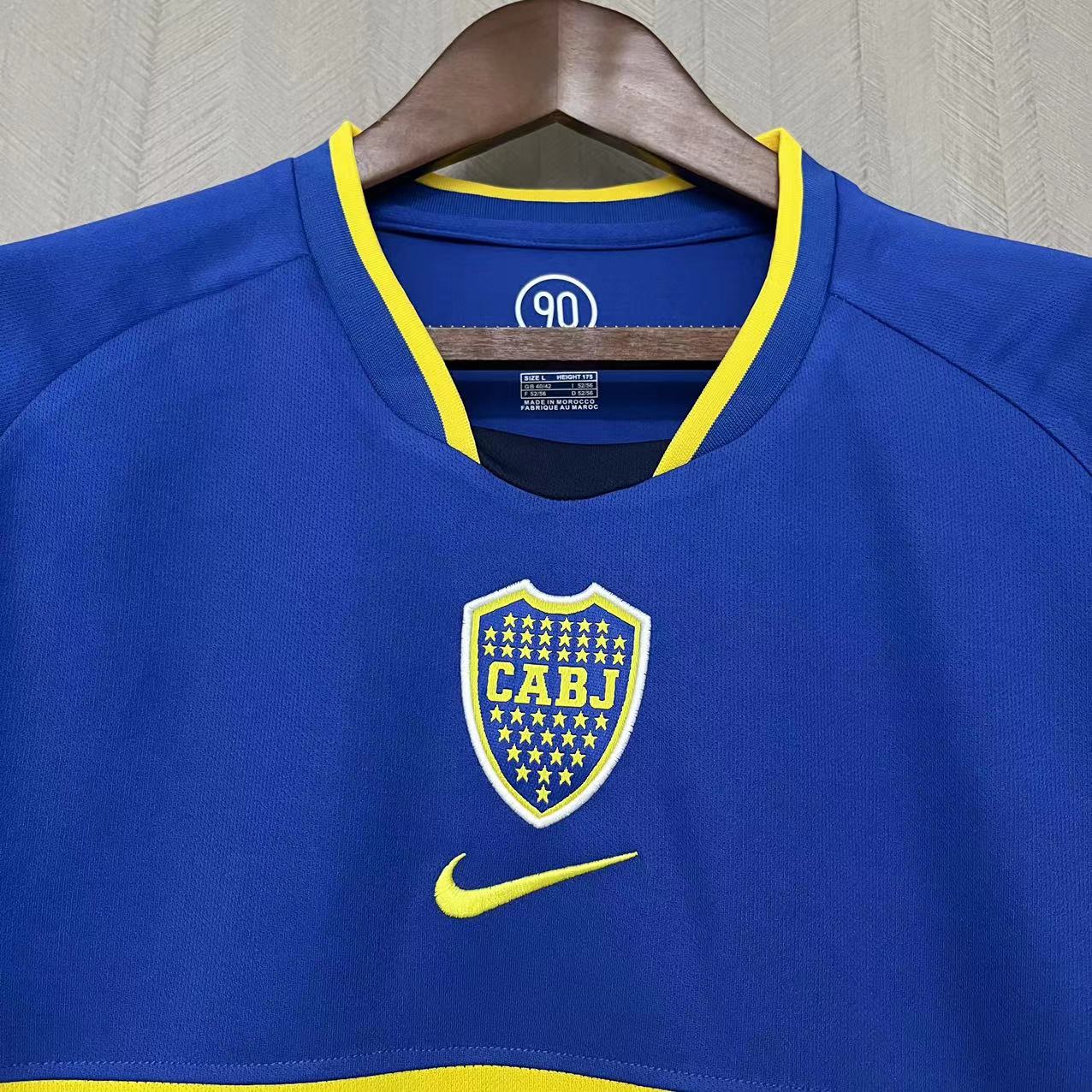Camisola principal Boca Juniors 02/03 - Versão adepto 4