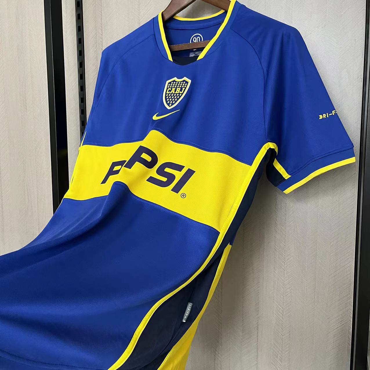 Camisola principal Boca Juniors 02/03 - Versão adepto 8