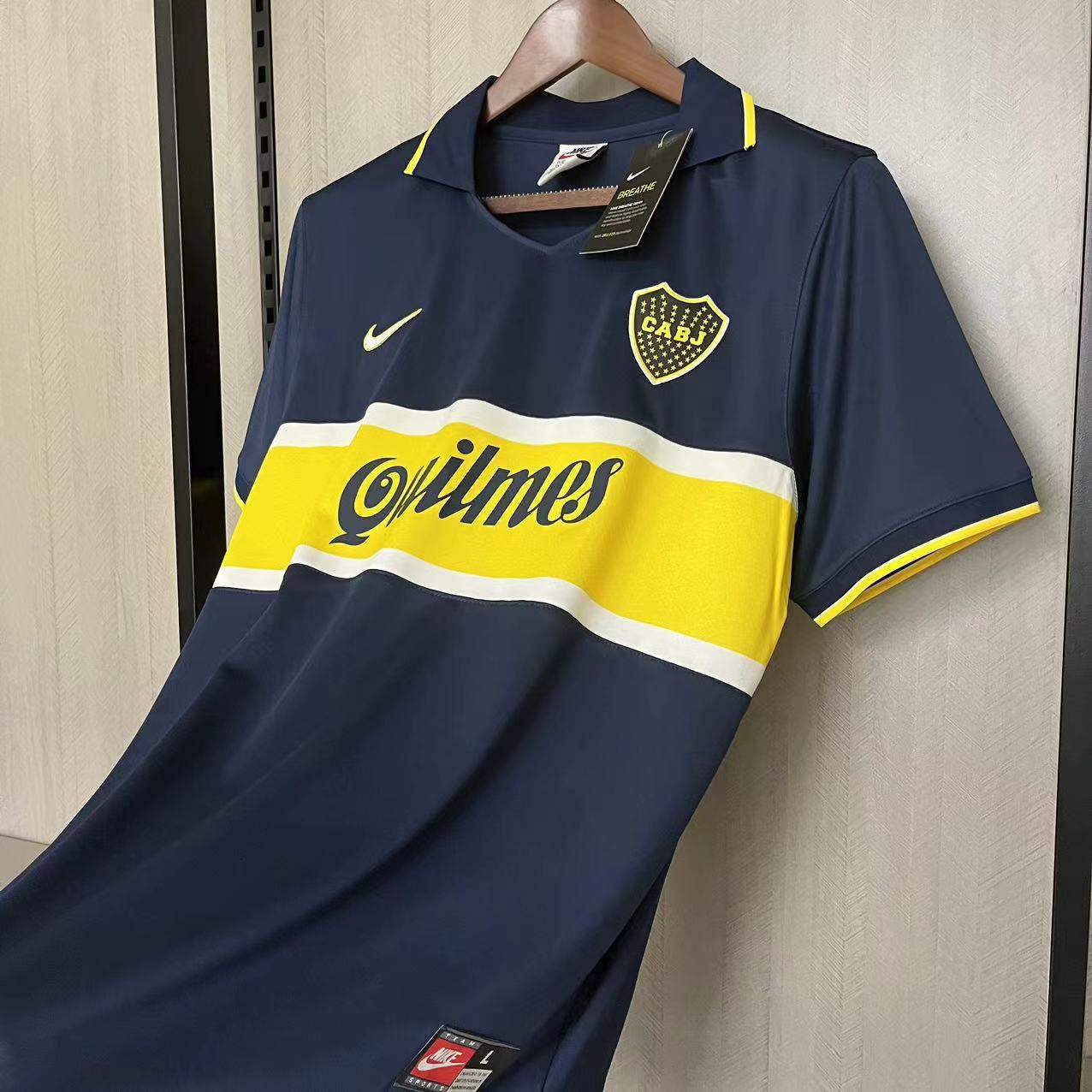 Camisola principal Boca Juniors 96/97 - Versão adepto 9