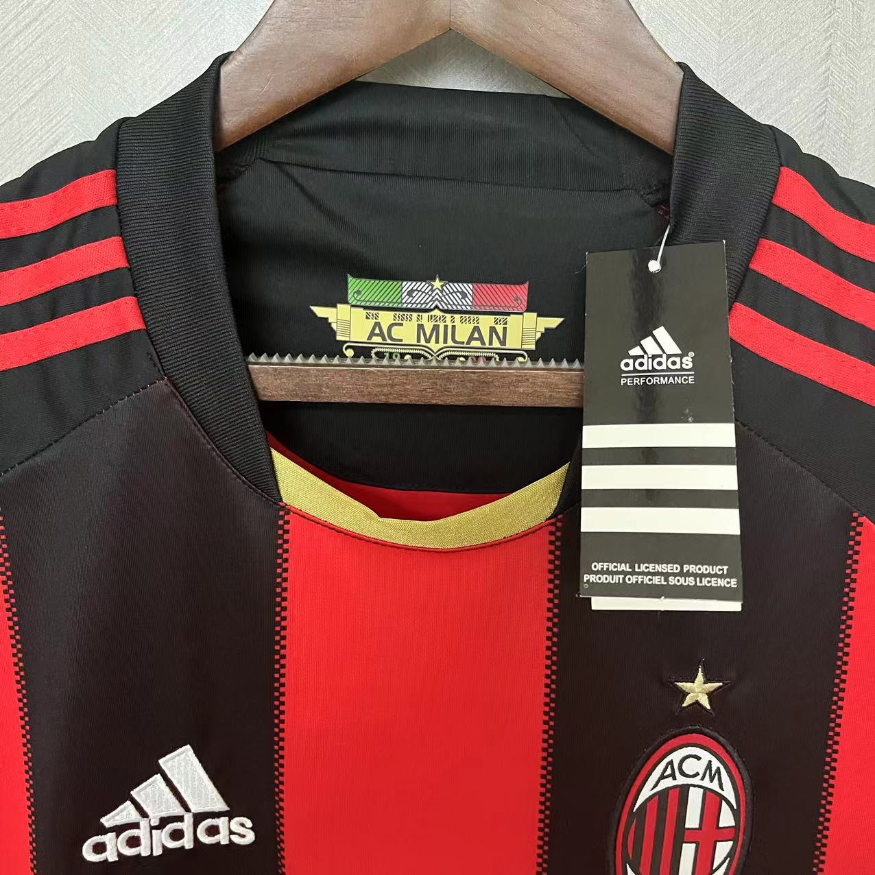 Camisola Principal Ac Milan 2010/2011 - Versão adepto 8