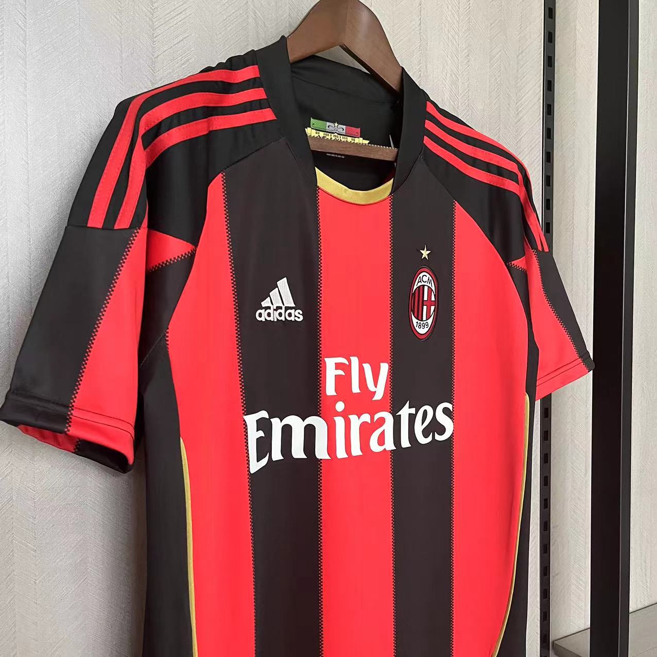 Camisola Principal Ac Milan 2010/2011 - Versão adepto 9