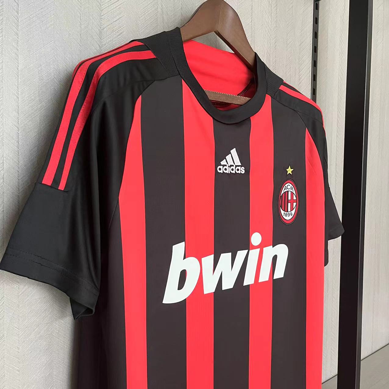 Camisola Principal Ac Milan 2008/2009 - Versão adepto 9