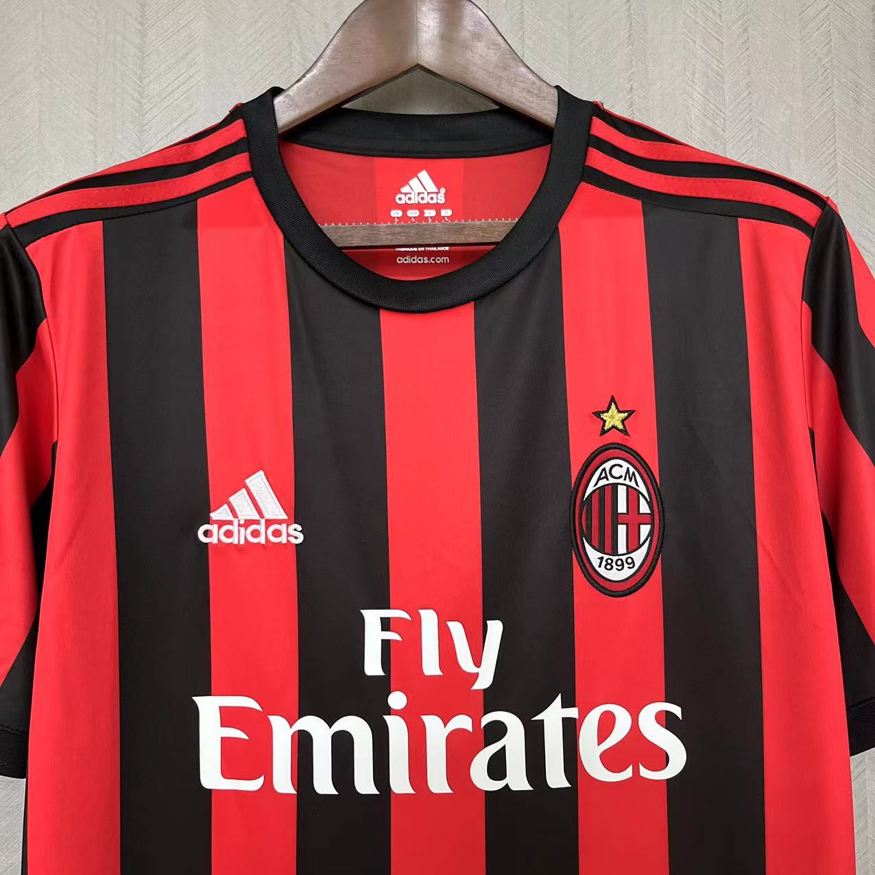 Camisola Principal Ac Milan 2017/2018 - Versão adepto 8