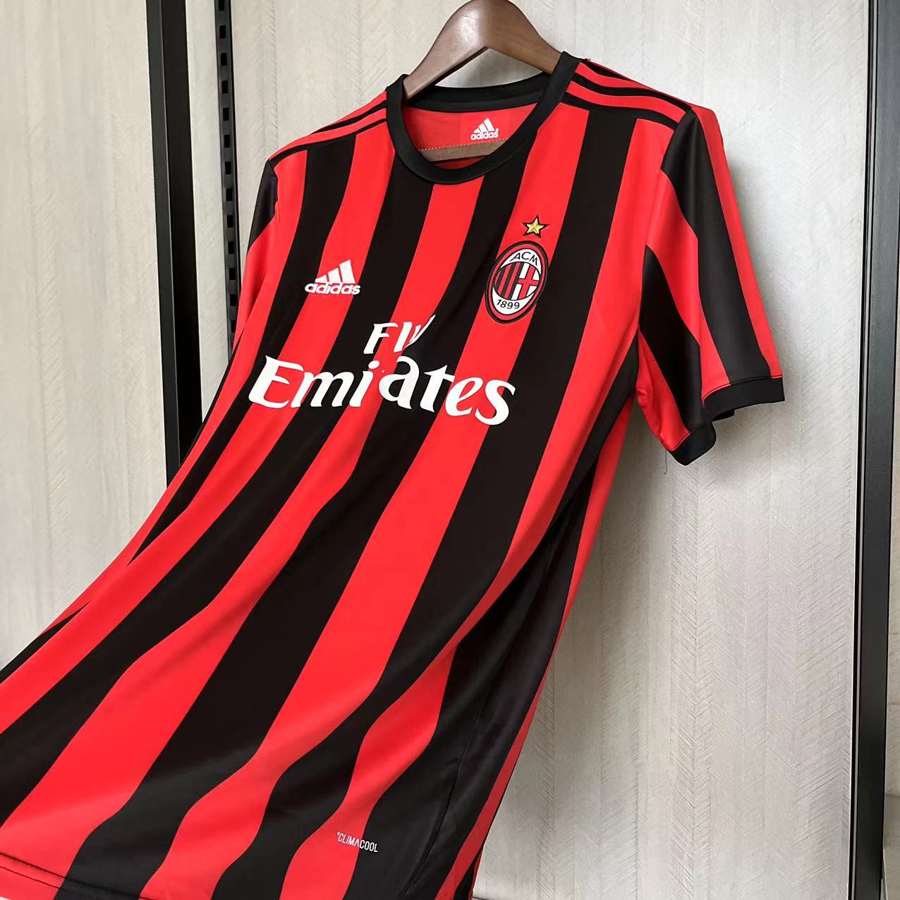 Camisola Principal Ac Milan 2017/2018 - Versão adepto 9