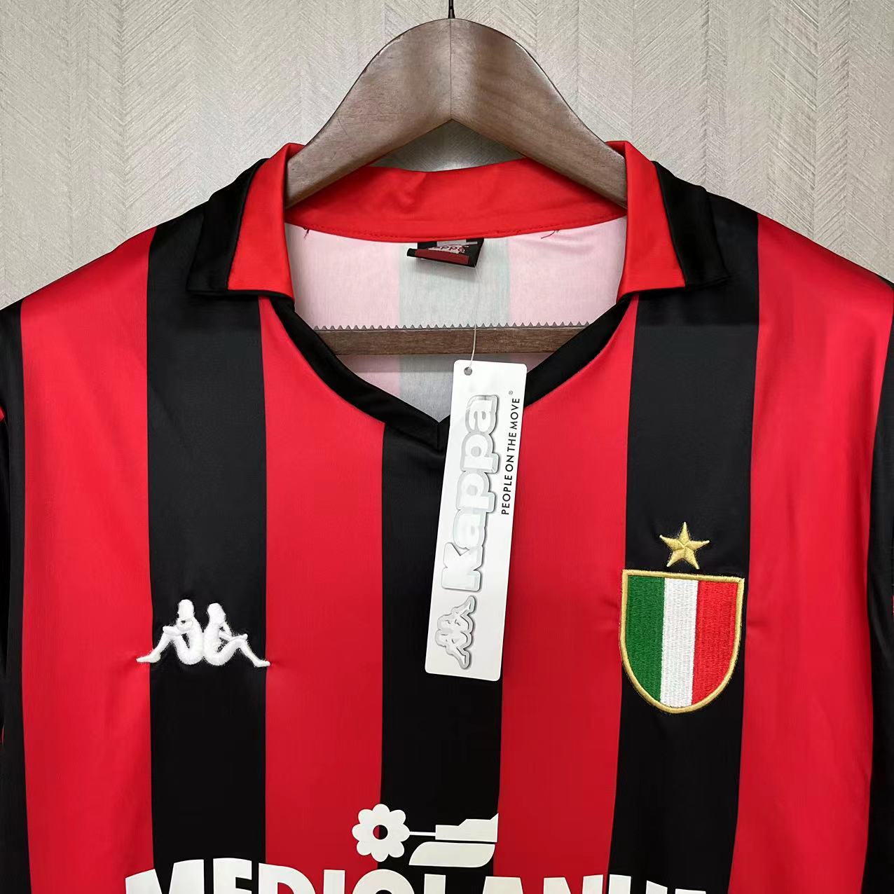 Camisola principal Ac Milan 1988/1989 - Versão adepto 6
