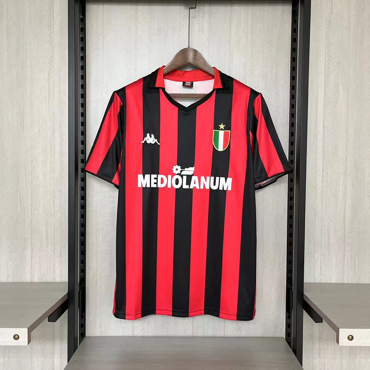 Camisola principal Ac Milan 1988/1989 - Versão adepto 1