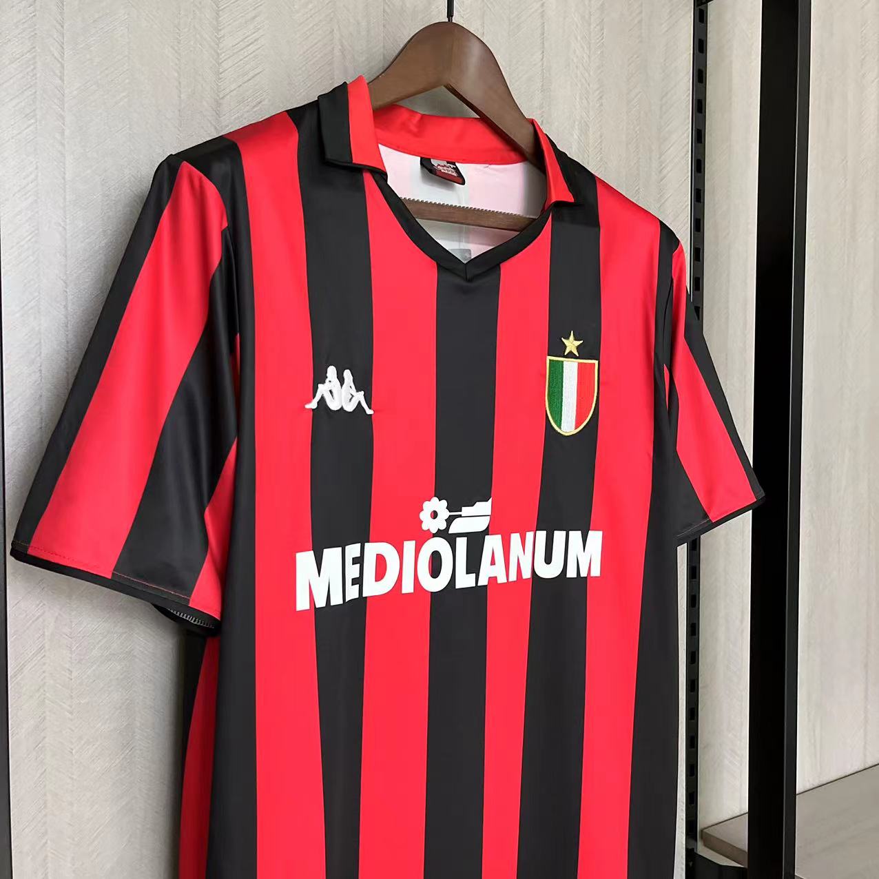 Camisola principal Ac Milan 1988/1989 - Versão adepto 9