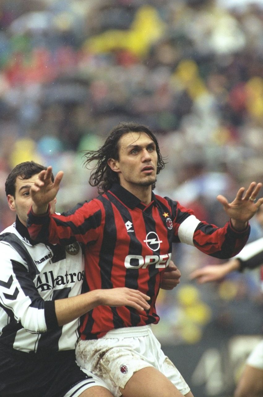 Camisola principal Ac Milan 1996/1997 - Versão adepto 2