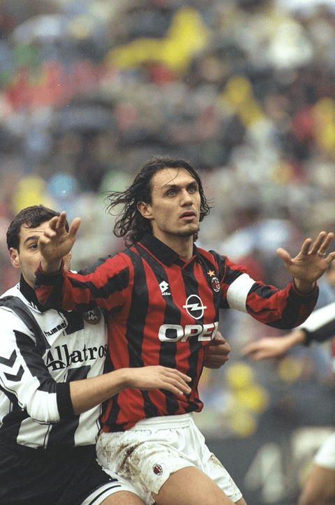 Camisola principal Ac Milan 1996/1997 - Versão adepto