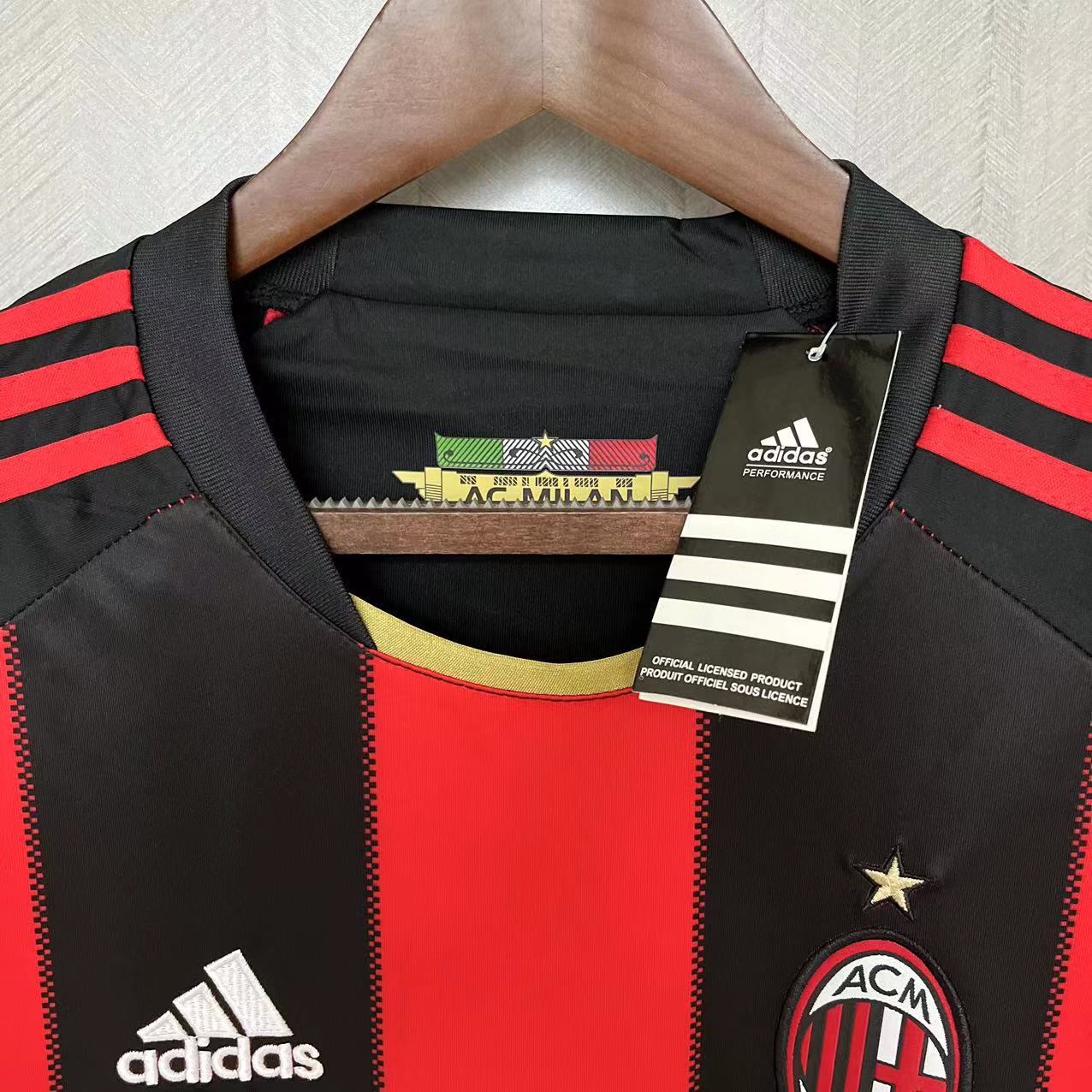 Camisola Principal Ac Milan 2010/2011 - Versão adepto - Manga comprida 6