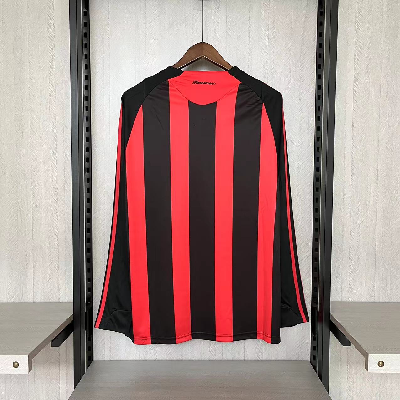 Camisola Principal Ac Milan 2008/2009 - Versão adepto - Manga comprida 3