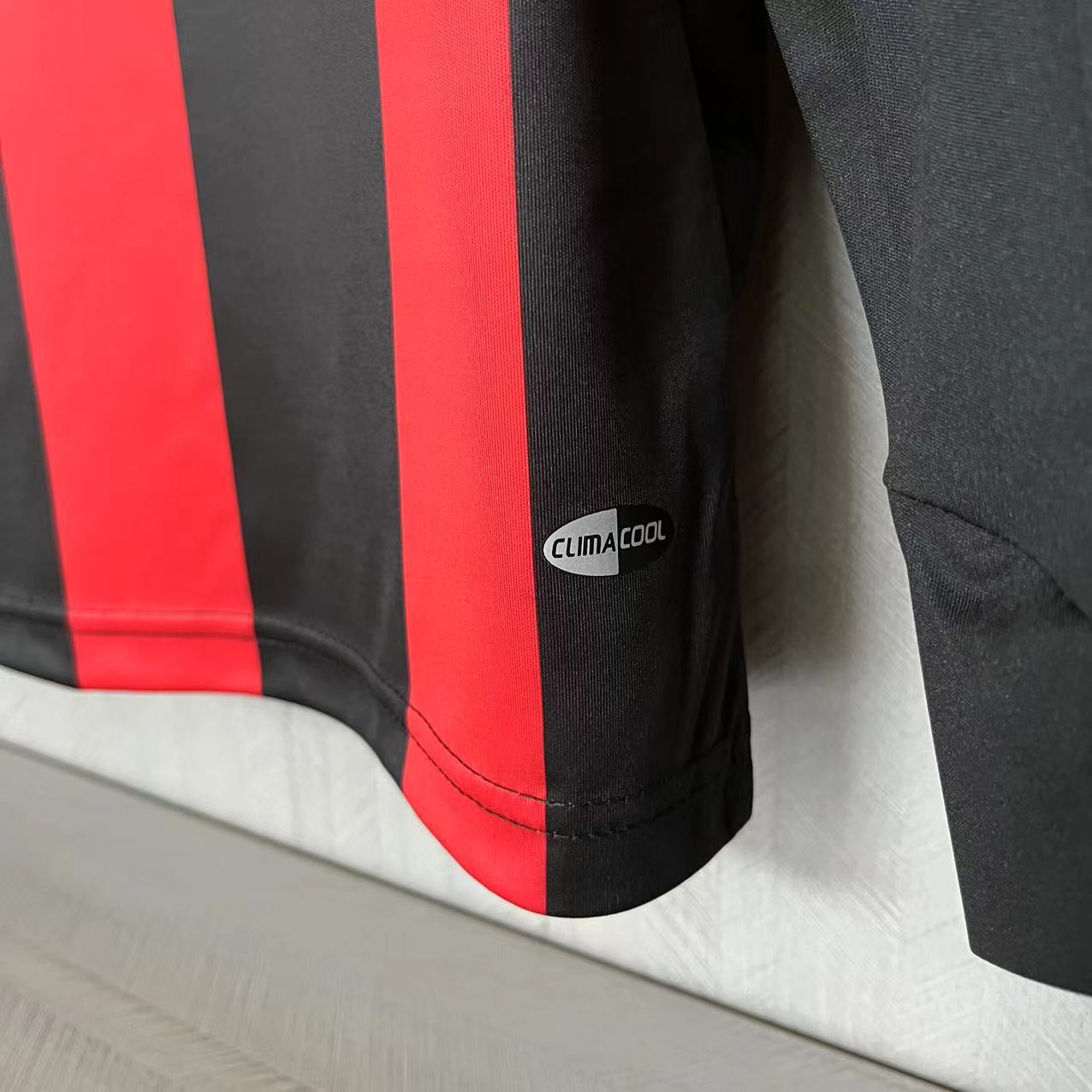 Camisola Principal Ac Milan 2008/2009 - Versão adepto - Manga comprida 10