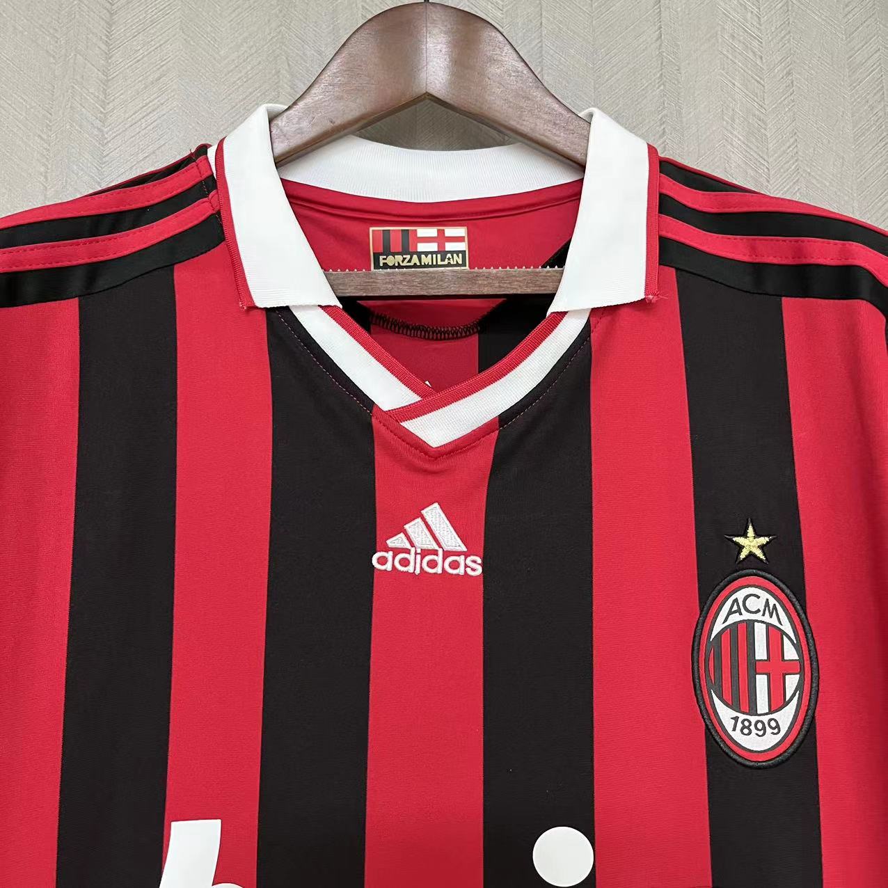 Camisola principal Ac Milan 2009/2010 - Versão adepto 6