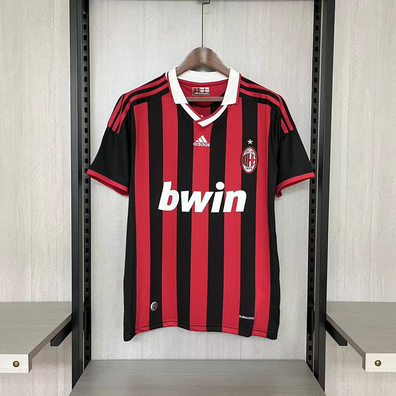 Camisola principal Ac Milan 2009/2010 - Versão adepto 1
