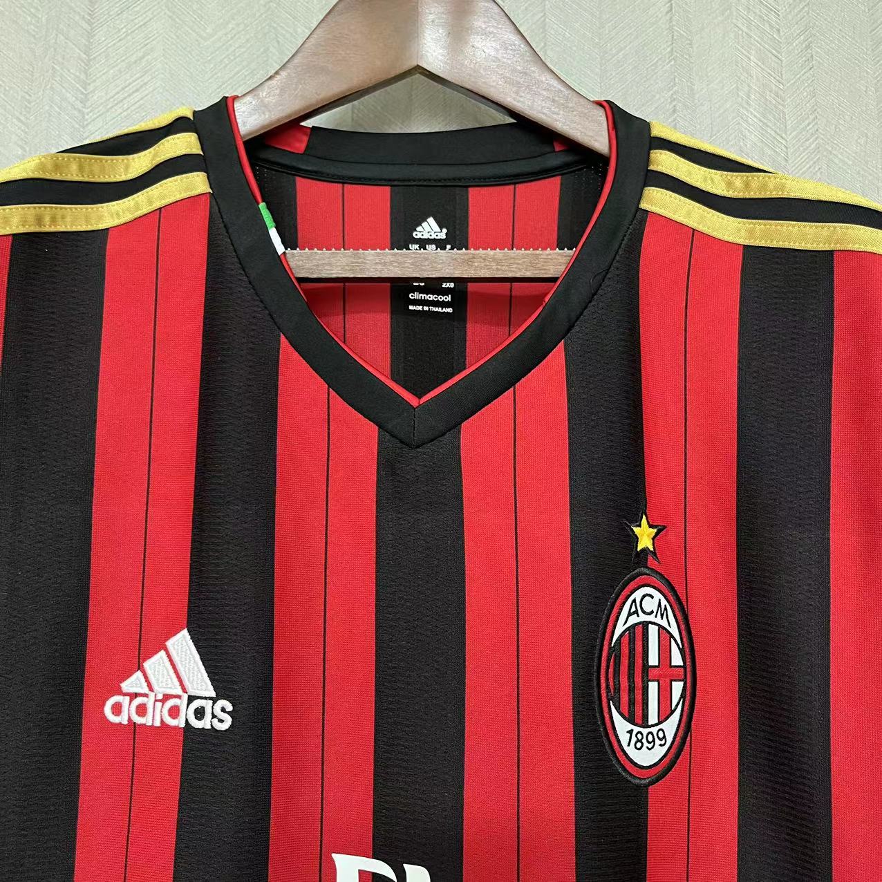 Camisola Principal Ac Milan 2013/2014 - Versão adepto 8