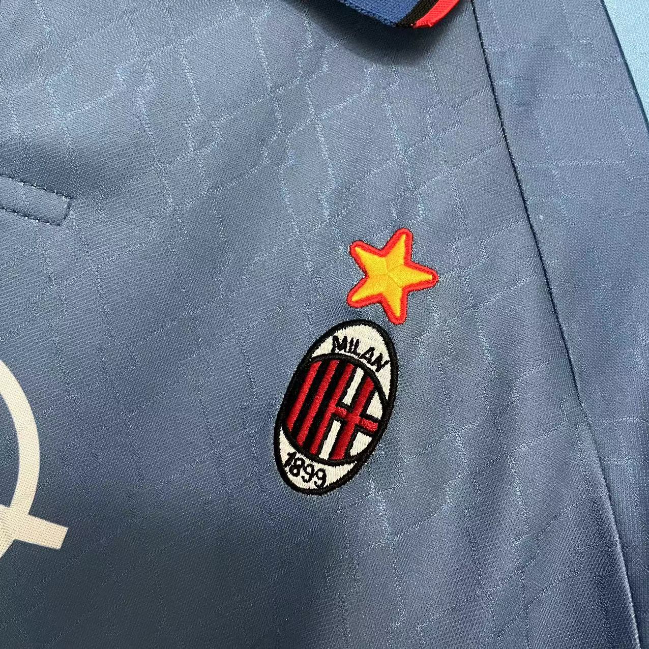 4ª Camisola Ac Milan 1995/1996 - Versão adepto 4